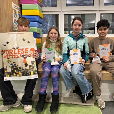 Unsere Sieger beim Vorlese­wettbewerb